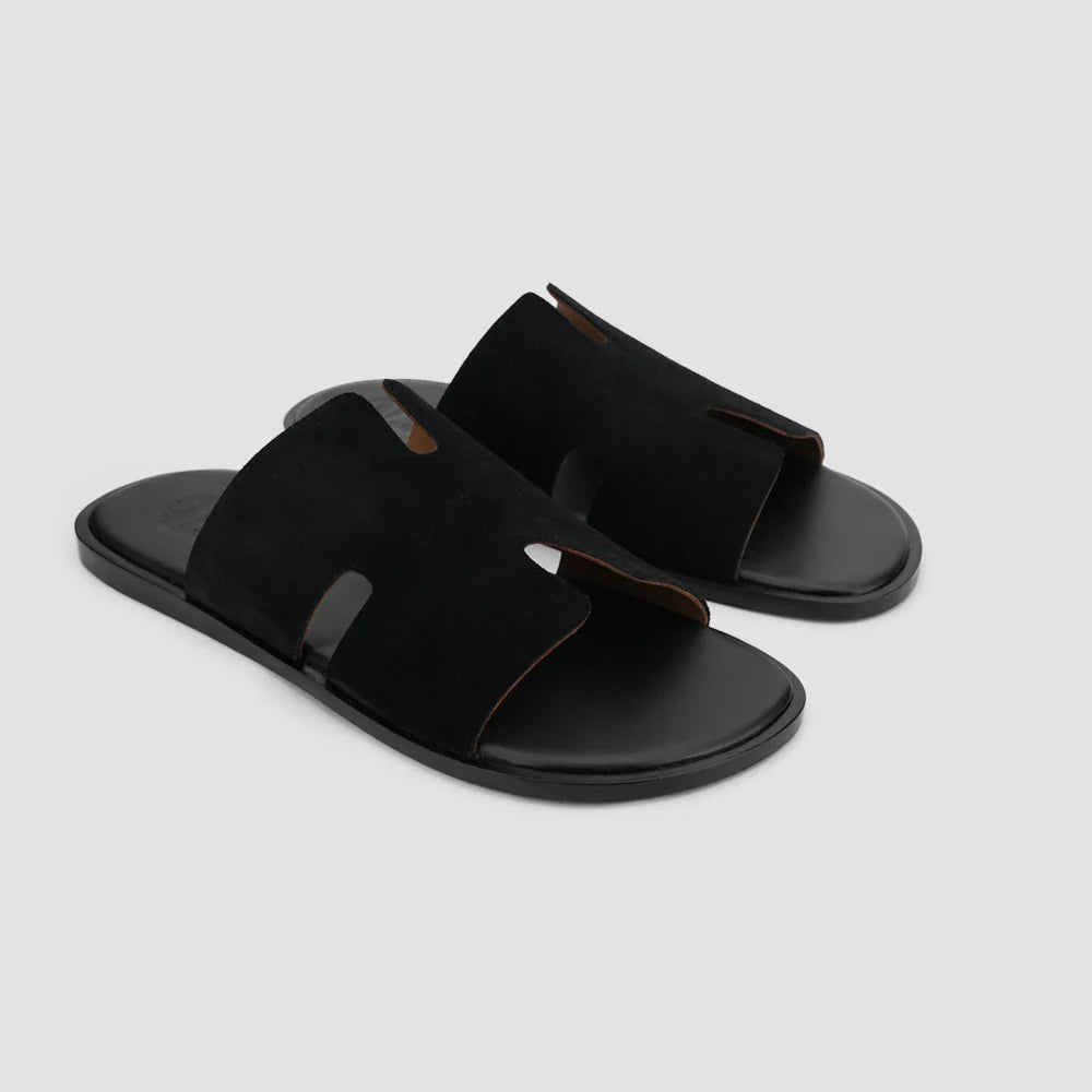 Leaury™ Cow Suede Leather Sandals