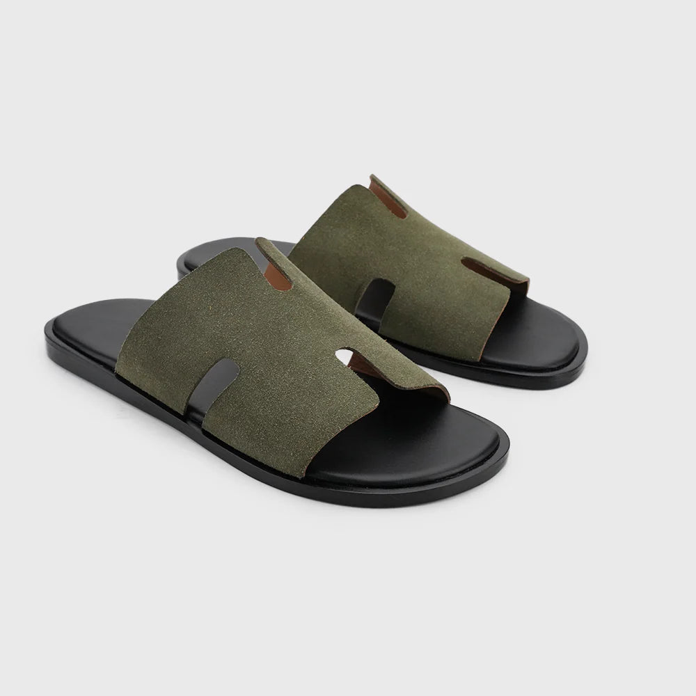Leaury™ Cow Suede Leather Sandals