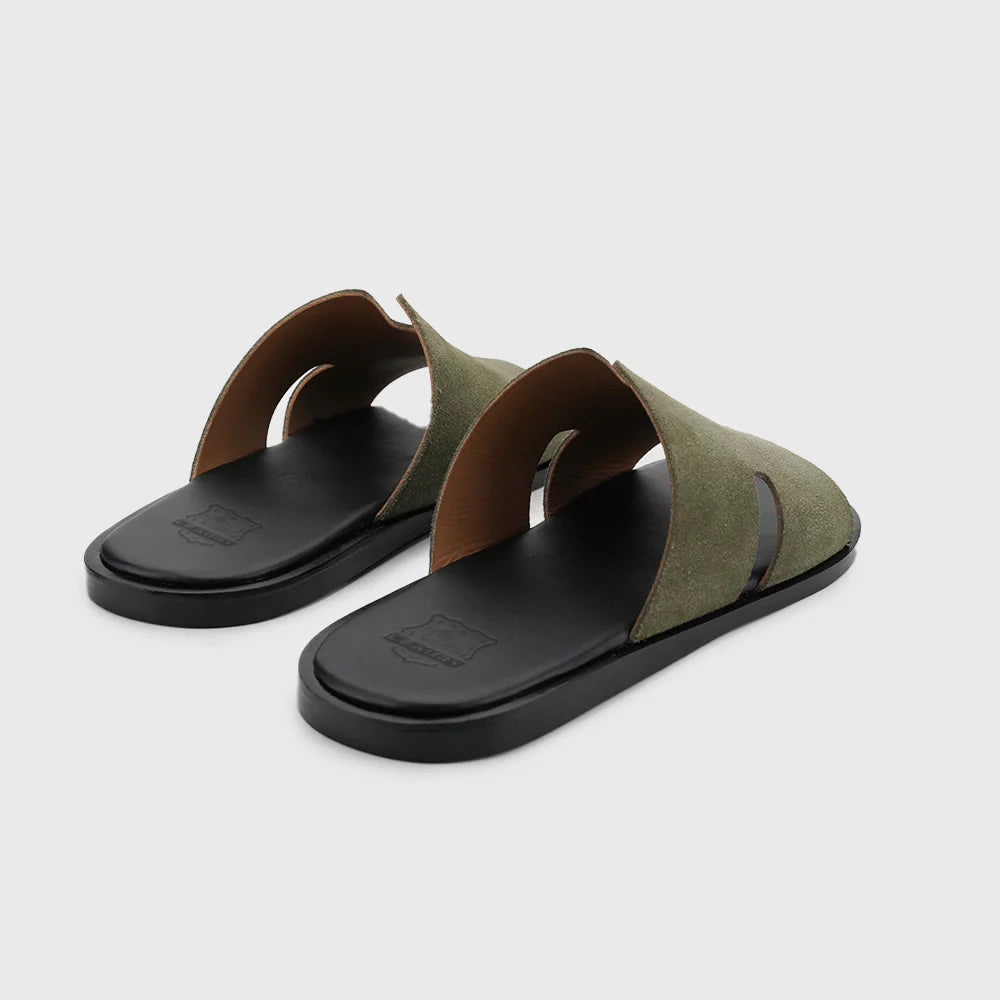 Leaury™ Cow Suede Leather Sandals