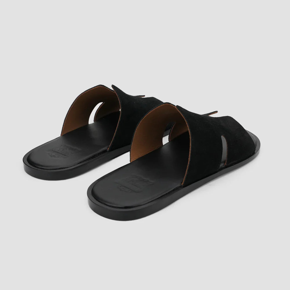 Leaury™ Cow Suede Leather Sandals