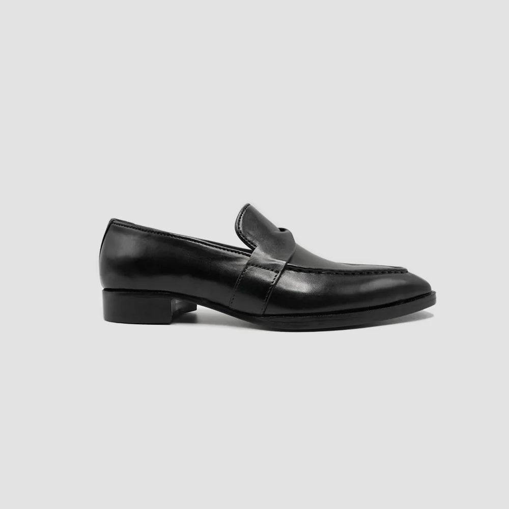 Leaury™ Sleek Calf Leather Loafers
