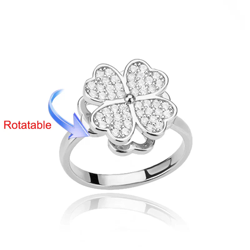 Four Leaf Cover Rotating Ring