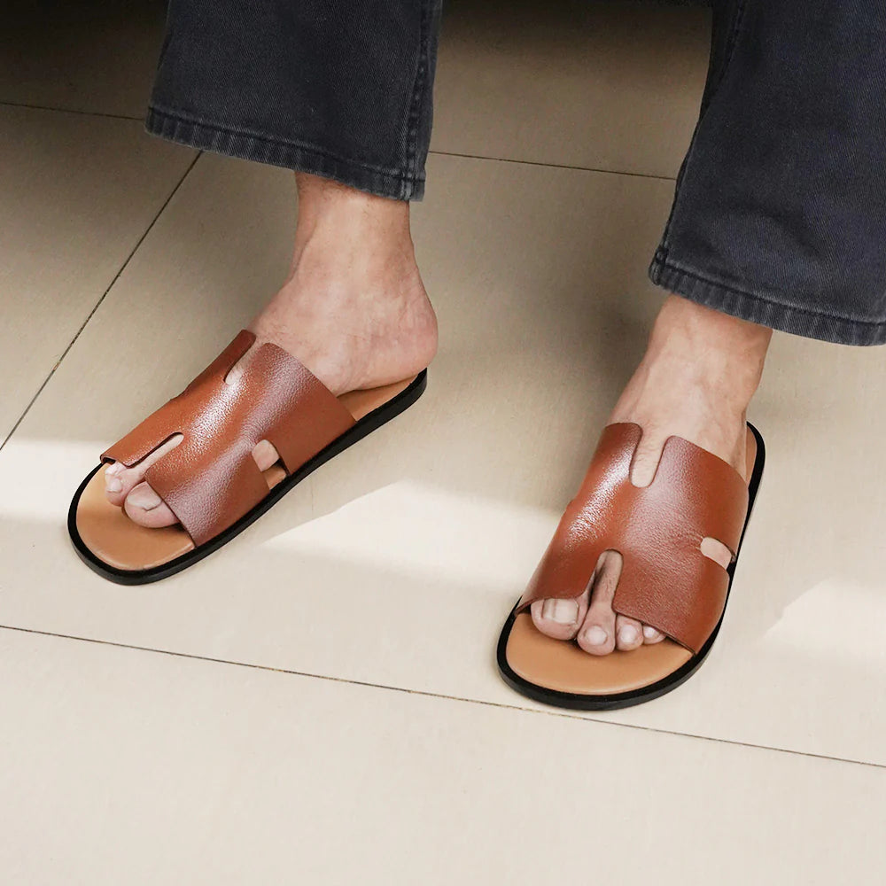 Leaury™ Cow Mild Leather Sandals