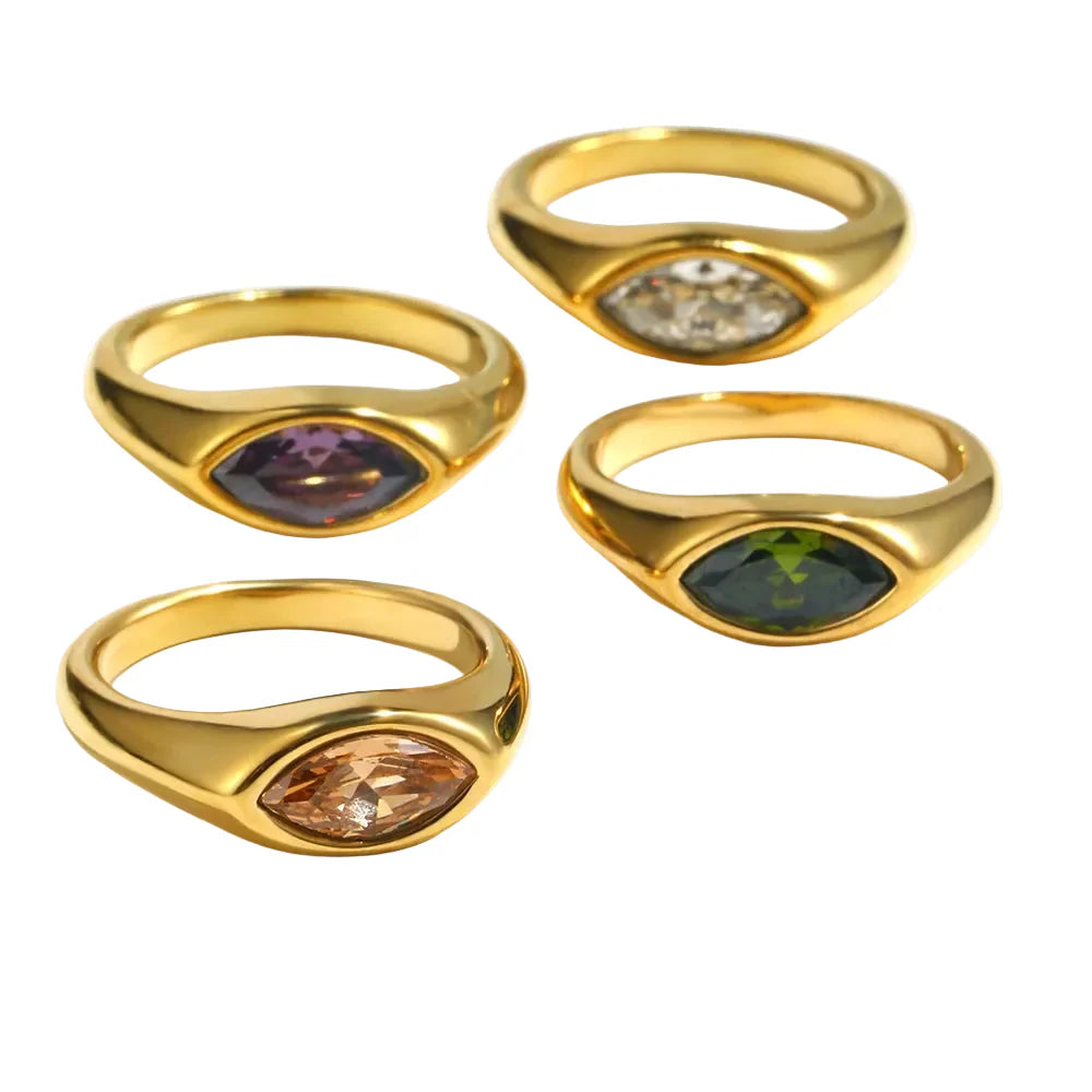 Belle Horse Eye Seal Rings