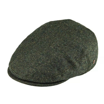 Birmingham Herringbone Wool Flat Cap