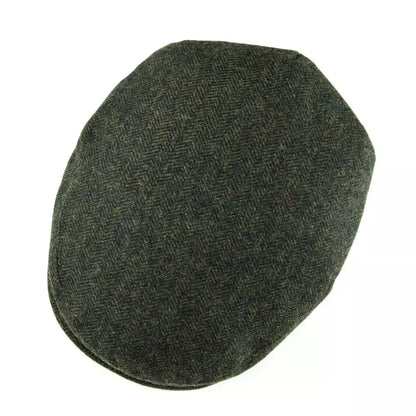 Birmingham Herringbone Wool Flat Cap