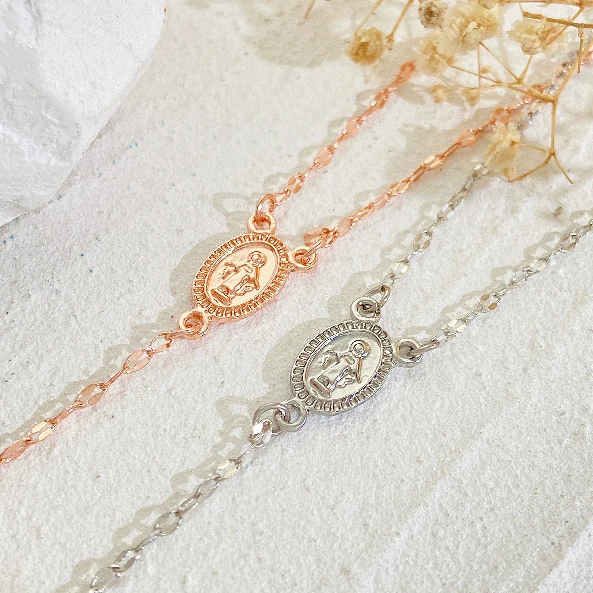 Cross Rosary Pendant Necklace