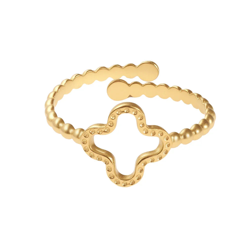 Four-Leaf Clover Ring