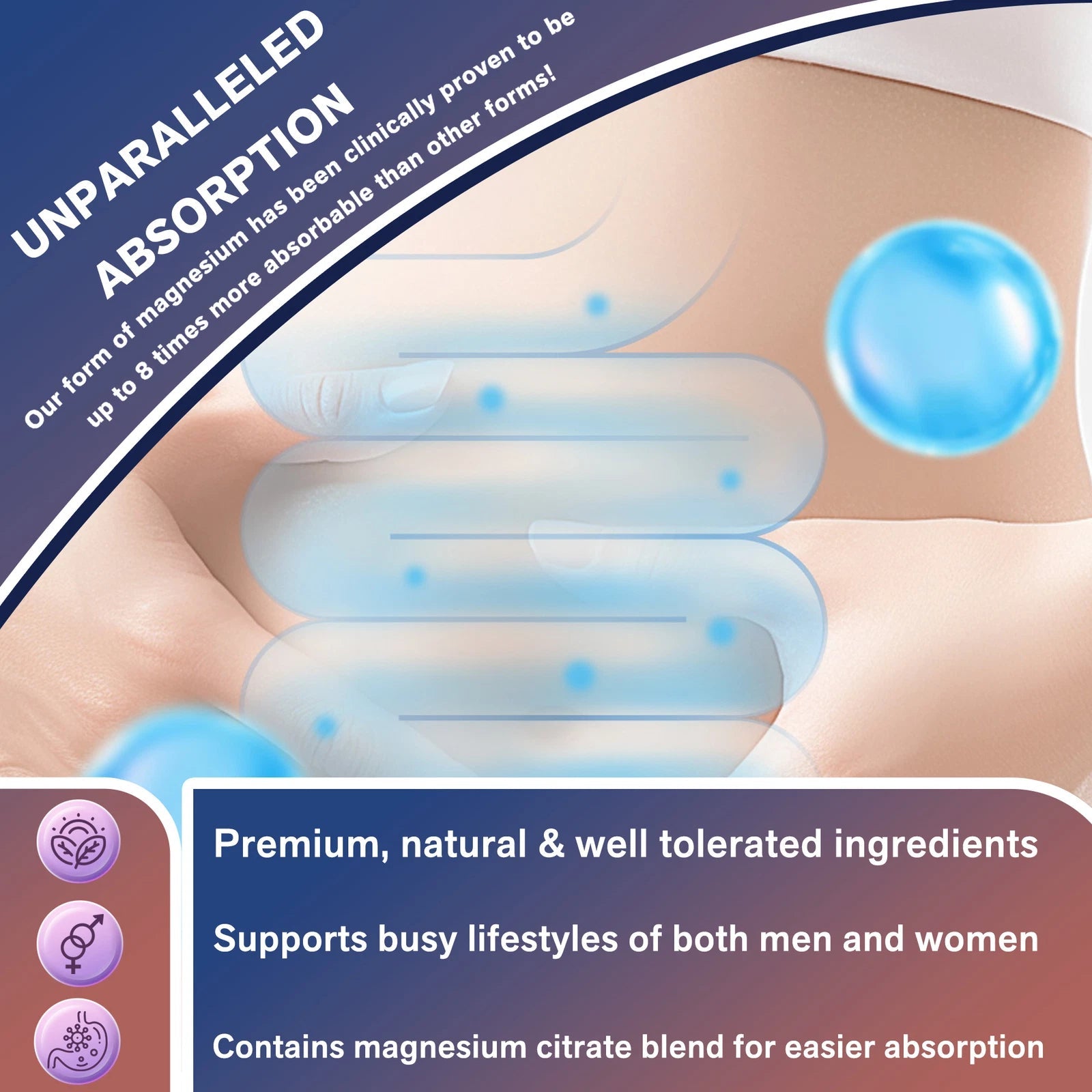 Lederly London® Magnesium 12-in-1 Complex: Sleep, Stress Relief & Heart Support