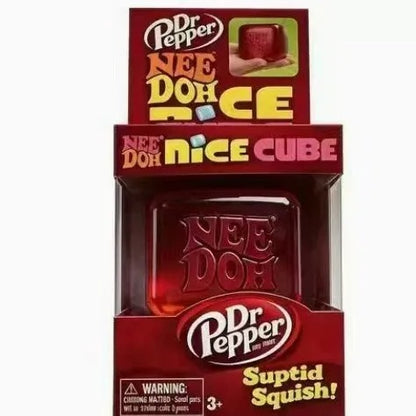 NeeDoh Nice Cube | Stress Ball Sensory Squeeze Toy Fidget Velvet | fuzzy ball | jelly fish | Texture Squishy