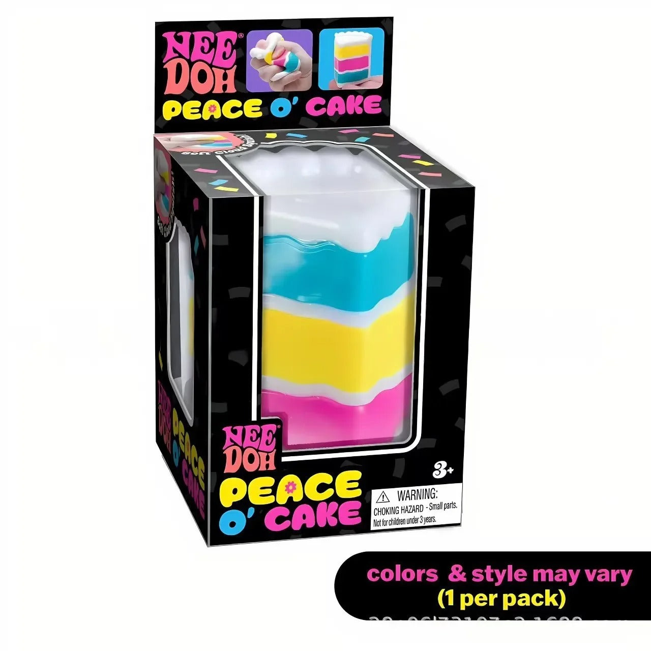NeeDoh Nice Cube | Stress Ball Sensory Squeeze Toy Fidget Velvet | fuzzy ball | jelly fish | Texture Squishy